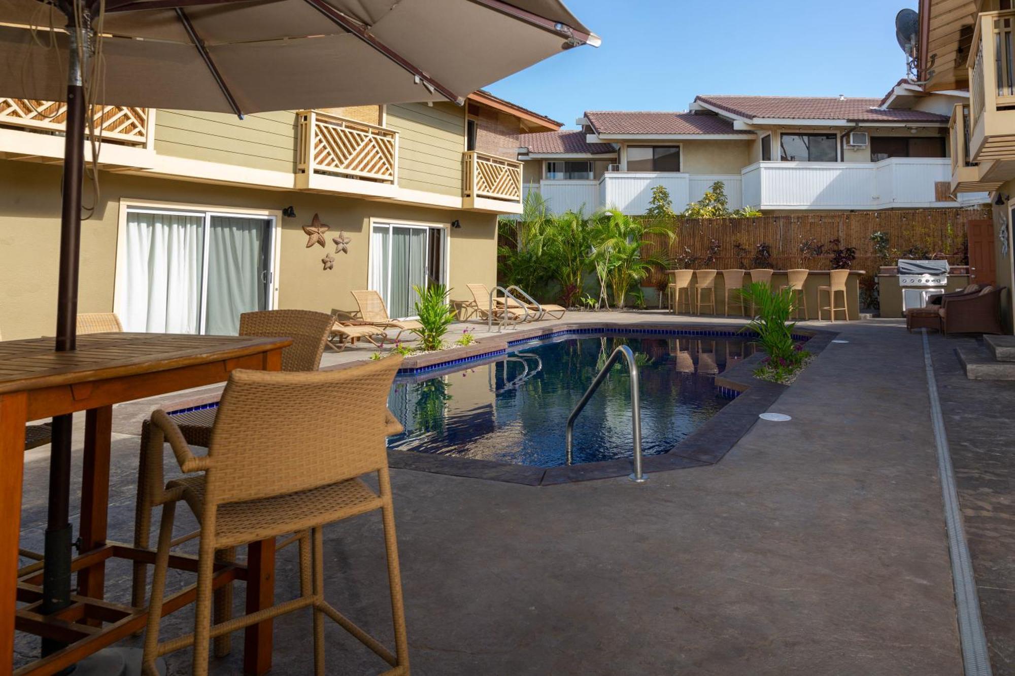 Bamboo Suite, 1 Bedroom, Sleeps 4, Pool & Bbq, Pre-Renovation Summer Sale Kihei Exteriör bild